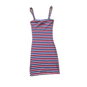 (0) Red, White, & Blue Body Contour Dress